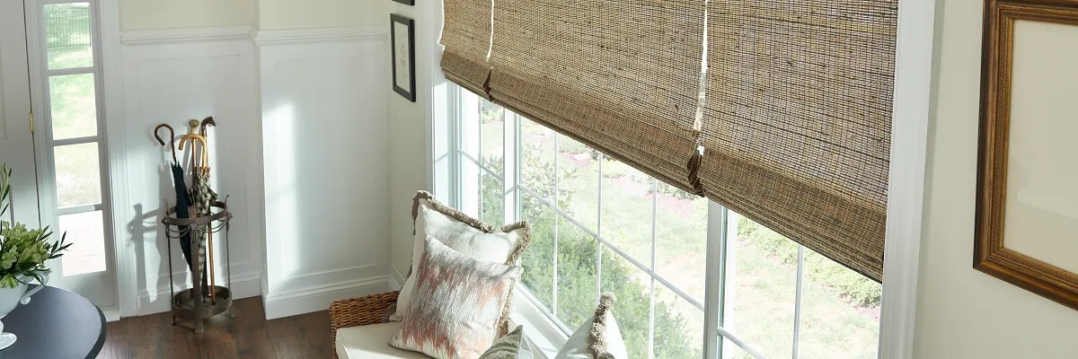 Natural woven shades